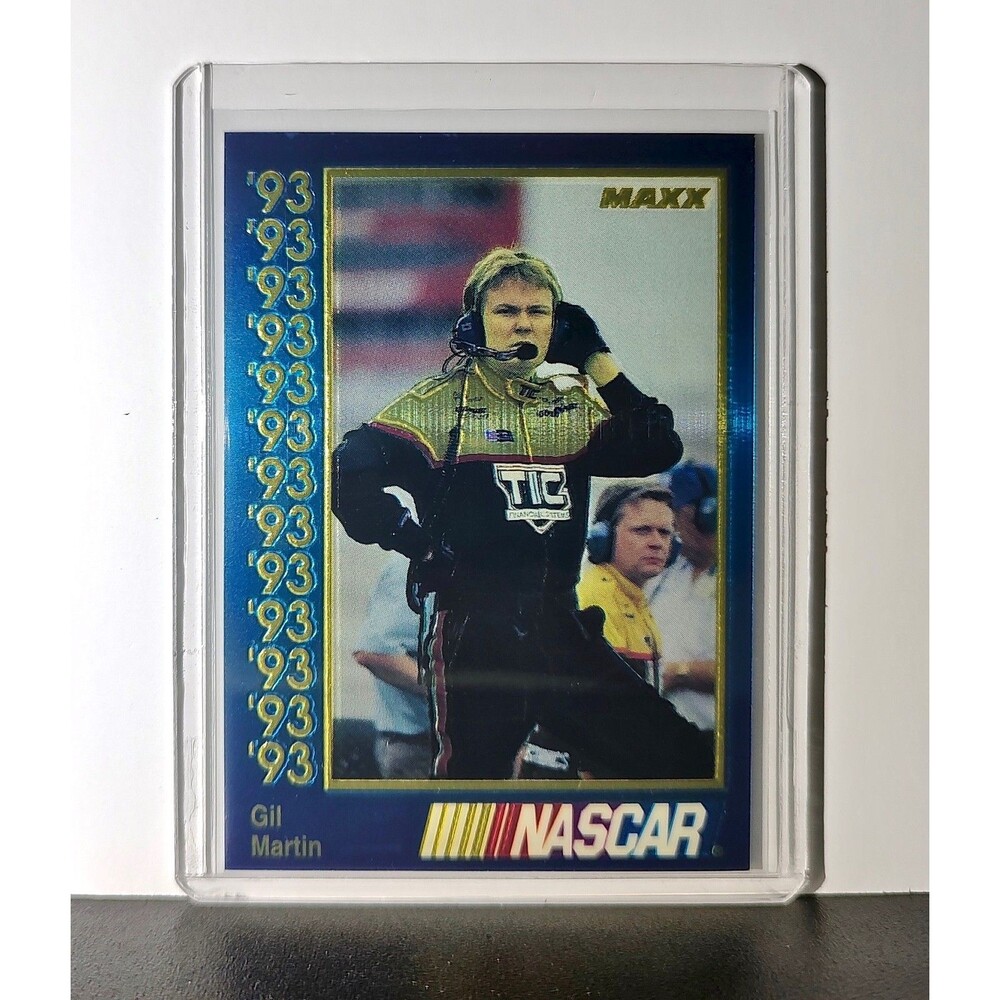 Gil Martin 1993 Maxx Premier Plus Racing #157 NASCAR Card FILMAR Racing